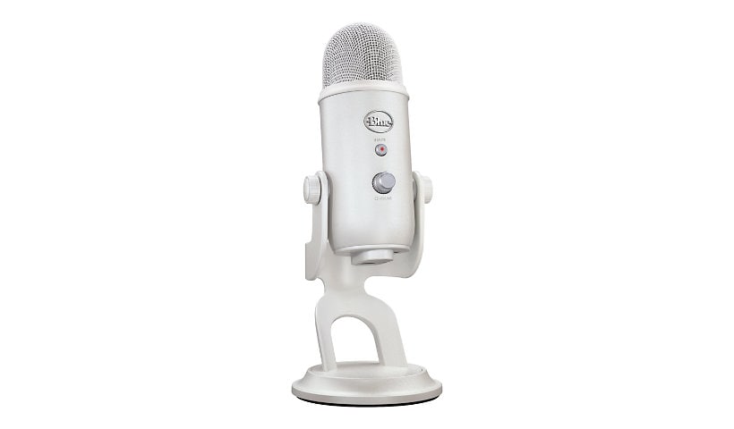 Logitech Blue Yeti Premium USB Gaming Microphone, Special Edition Finish - White Mist - microphone