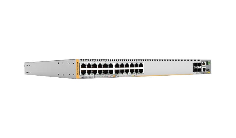 Allied Telesis 24-Port 10/100/1000Base-T PoE+ 2SFP+ Stackable Switch