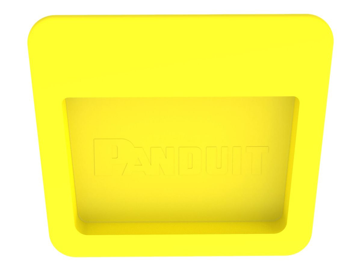 Panduit FiberRunner® End Cap, 4x4, Yellow