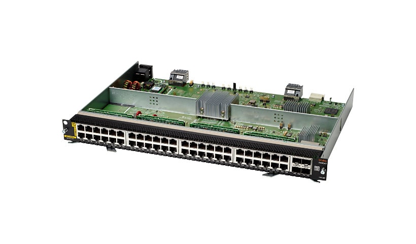 HPE Aruba 6400 48-port 1GbE Class 6 PoE and 4-port SFP56 v2 Module - commutateur - 48 ports - Montable sur rack