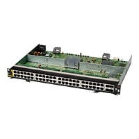 HPE Aruba 6400 48-port 1GbE Class 6 PoE and 4-port SFP56 v2 Module - commutateur - 48 ports - Montable sur rack