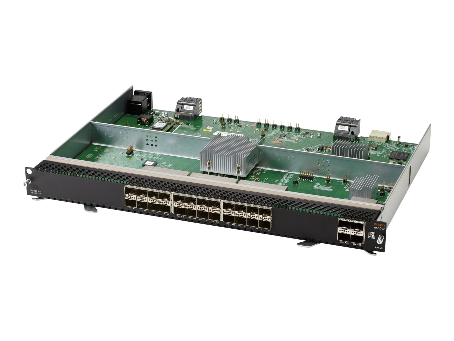 HPE Aruba 6400 24-port SFP+ and 4-port SFP56 v2 Module - commutateur - 28 ports - Montable sur rack