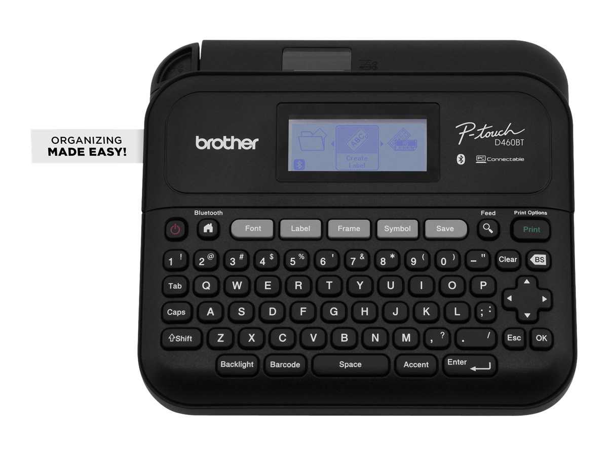 Brother P-Touch PT-D460BT - étiqueteuse - Noir et blanc - transfert thermique