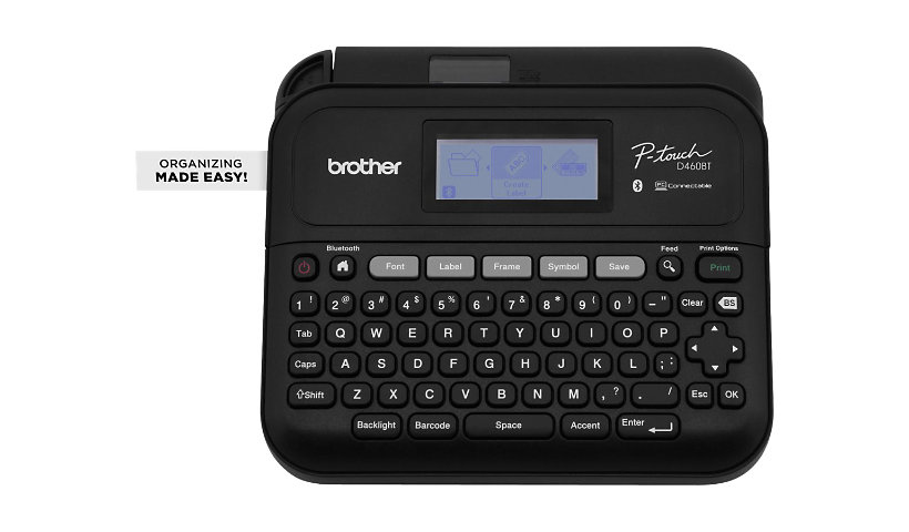 Brother P-Touch PT-D460BT - étiqueteuse - Noir et blanc - transfert thermique