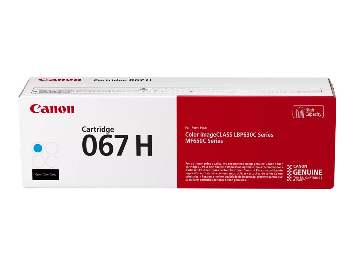 Canon 067 H - High Capacity - cyan - original - toner cartridge