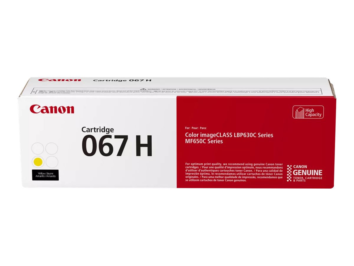 Canon 067 H - High Capacity - yellow - original - toner cartridge