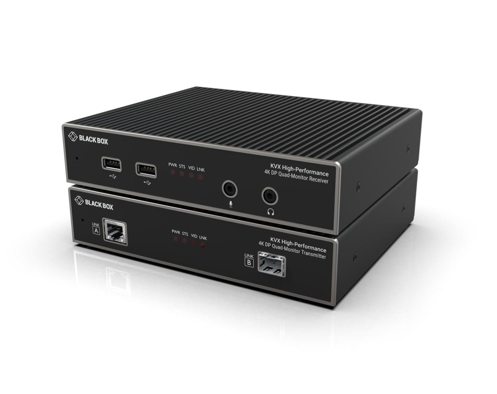Black Box KVXHP-400 - KVM / audio / serial / USB extender - RS-232, USB 2.0