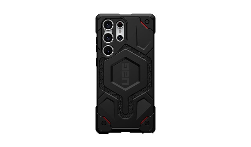 UAG Rugged Case for Galaxy S23 Ultra with Magnetic Charging  -  Kevlar Black