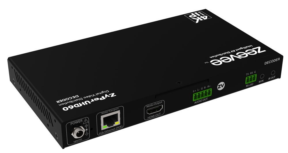 ZeeVee ZyPerUHD60 HDMI 2.0 Decoder