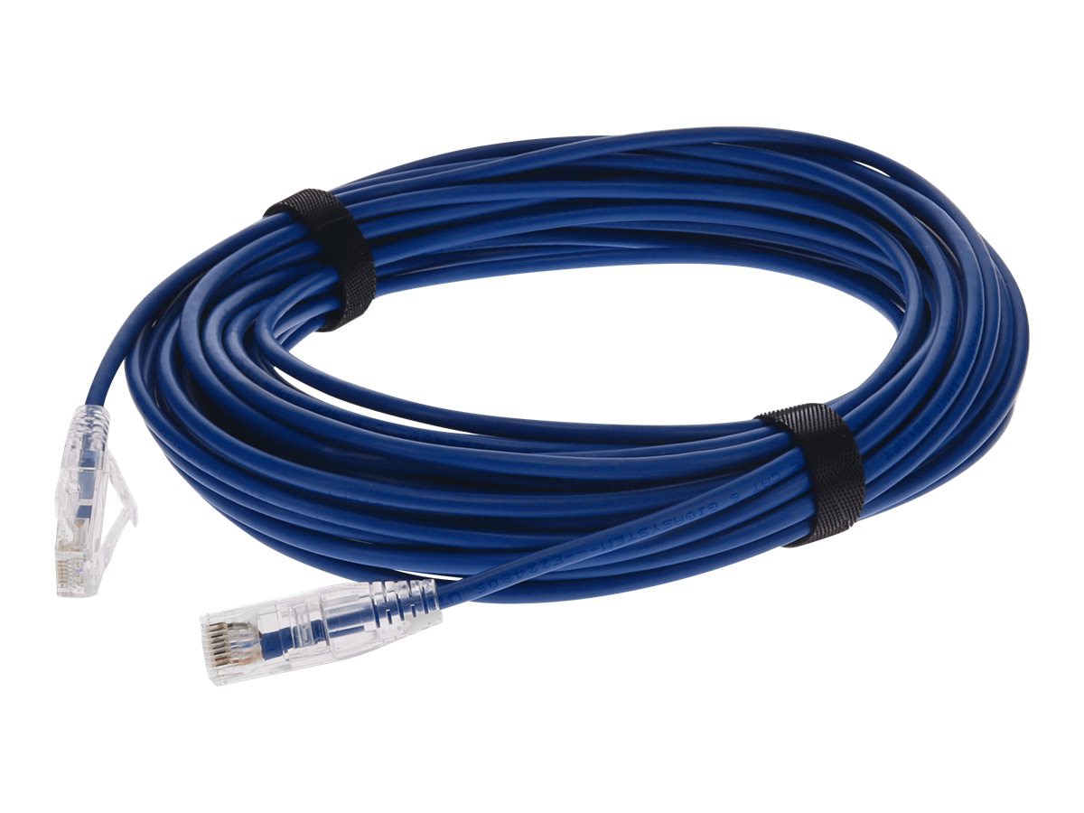 Proline 18ft Blue CAT 6 Slim PVC Ethernet Cable Snagless Clear-Claw RJ-45 M/M