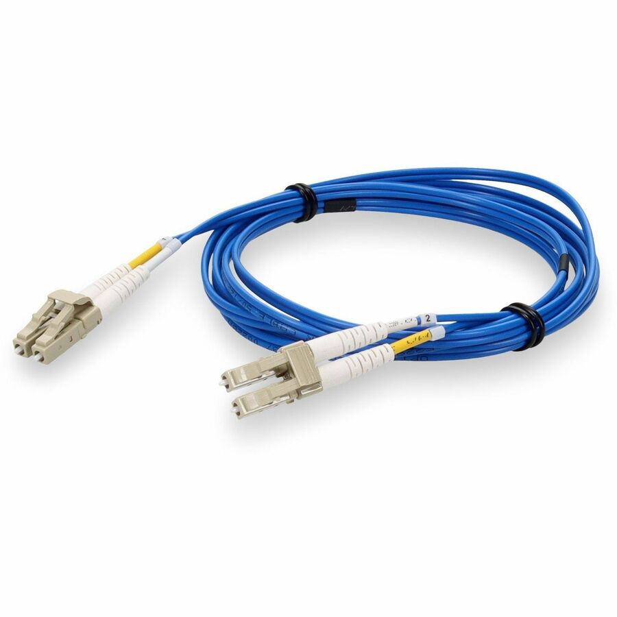 Proline 5m LC to LC Blue OM4 Duplex OFNR (Riser-Rated) TAA Fiber Patch Cabl
