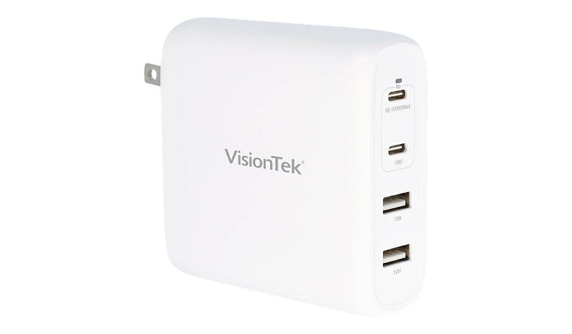 VisionTek power adapter - 2 x USB, 2 x USB-C - 100 Watt