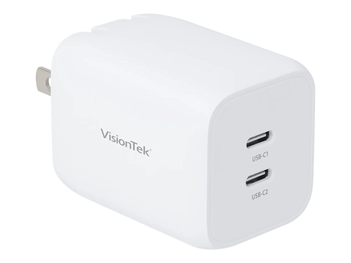 VisionTek 65W GaN II Power Adapter - 2 Port