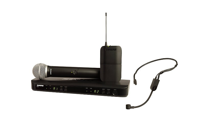 Shure BLX BLX1288/P31 Dual Channel Combo Wireless System - H11 Band - wireless microphone system