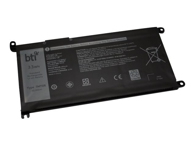 BTI - notebook battery - Li-Ion - 3013 mAh - 33 Wh