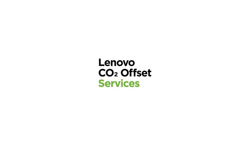 Lenovo Co2 Offset 1 ton - contrat de maintenance prolongé