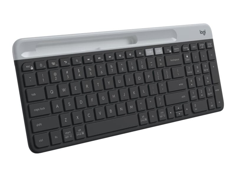 modul brochure dommer Logitech Slim Multi-Device Wireless Keyboard K585 - Graphite - keyboard -  with phone stand - graphite - 920-011479 - Keyboards - CDW.com