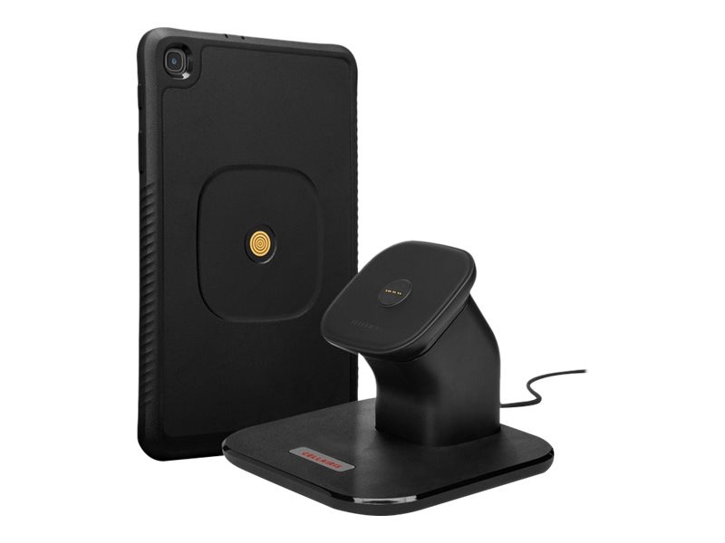 Cellairis BOLT Showcase Grip - SS Tab A7 8.7” Lite T220/ T225 Magnetic Charging Case w/ Anti-Bacterial Protection Black