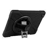CELLAIRIS Rapture Rugged Case with Kickstand and Hand Strap for iPad 10.2" Tablet - Black