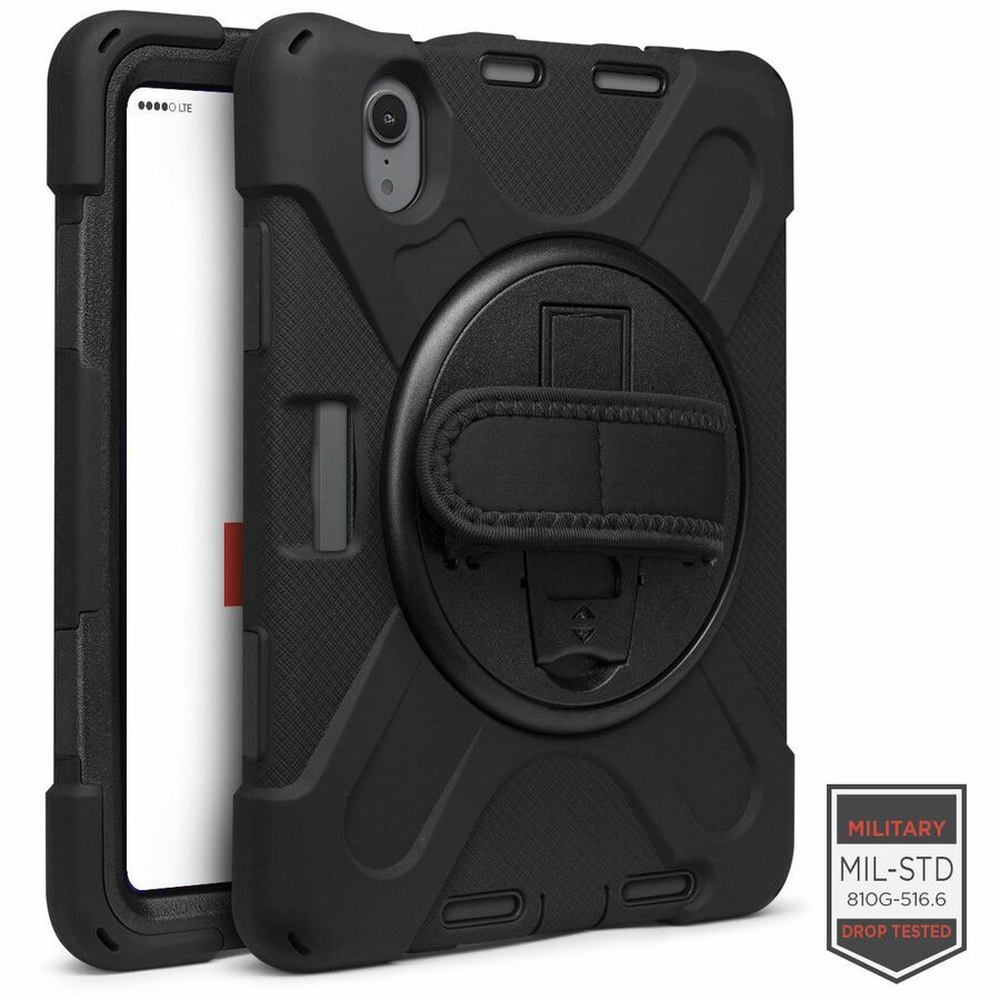 Thumbnail 6 of 10 for Cellairis Rapture Rugged - iPad Mini 6 w/ Kickstand and Hand Strap Black