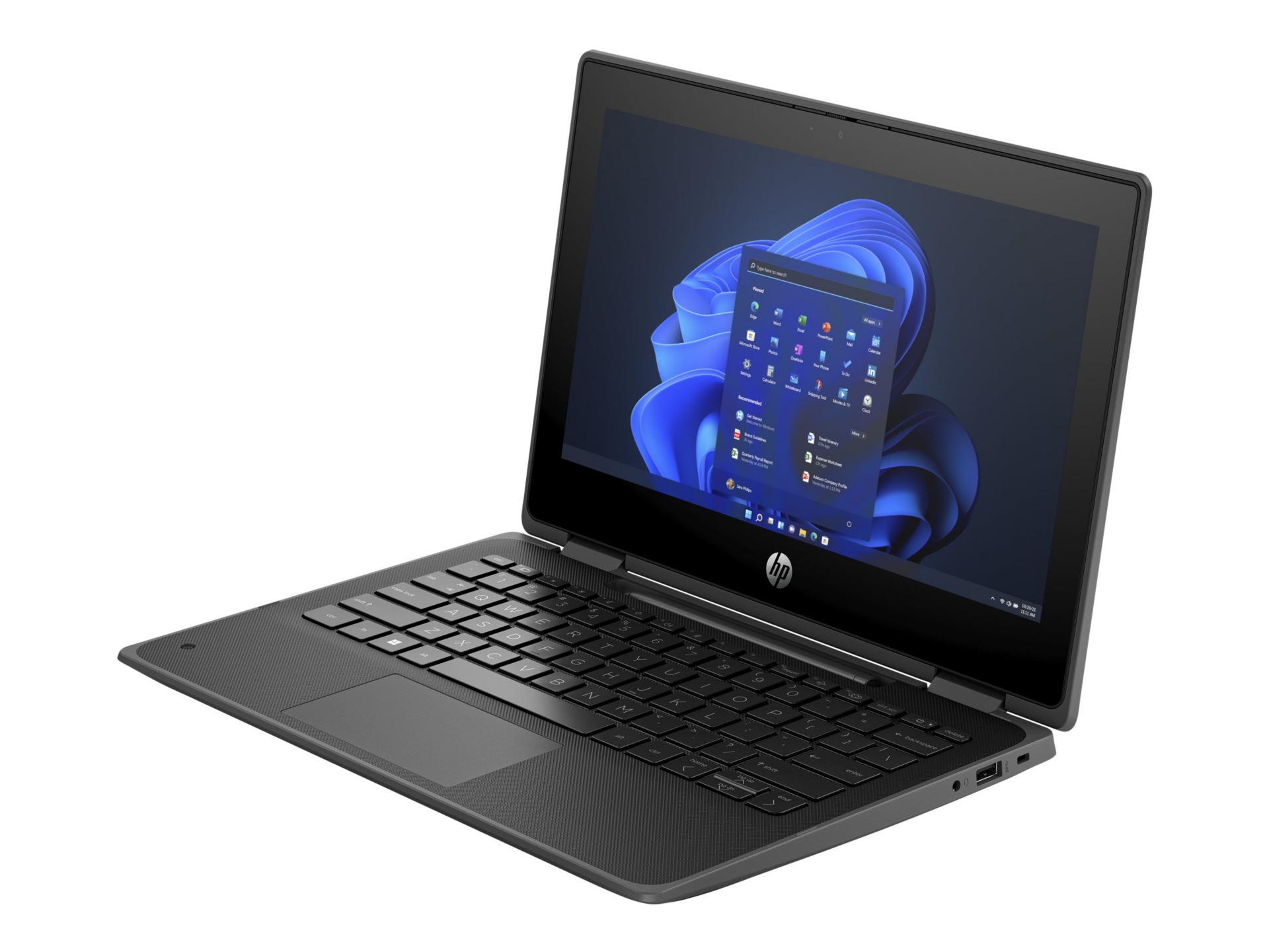 HP Pro x360 Fortis G11 11.6" Touchscreen Rugged Convertible 2 in 1 Notebook - HD - 1366 x 768 - Intel N-Series N100