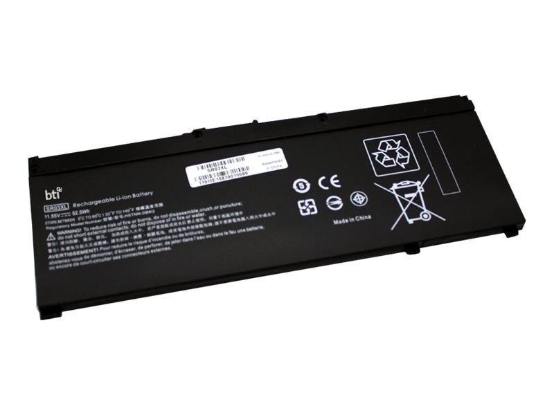 BTI SR03XL-BTI 11.55V 52.5WHR LI-ION BATTERY L08855-855, L08855-856, L08934