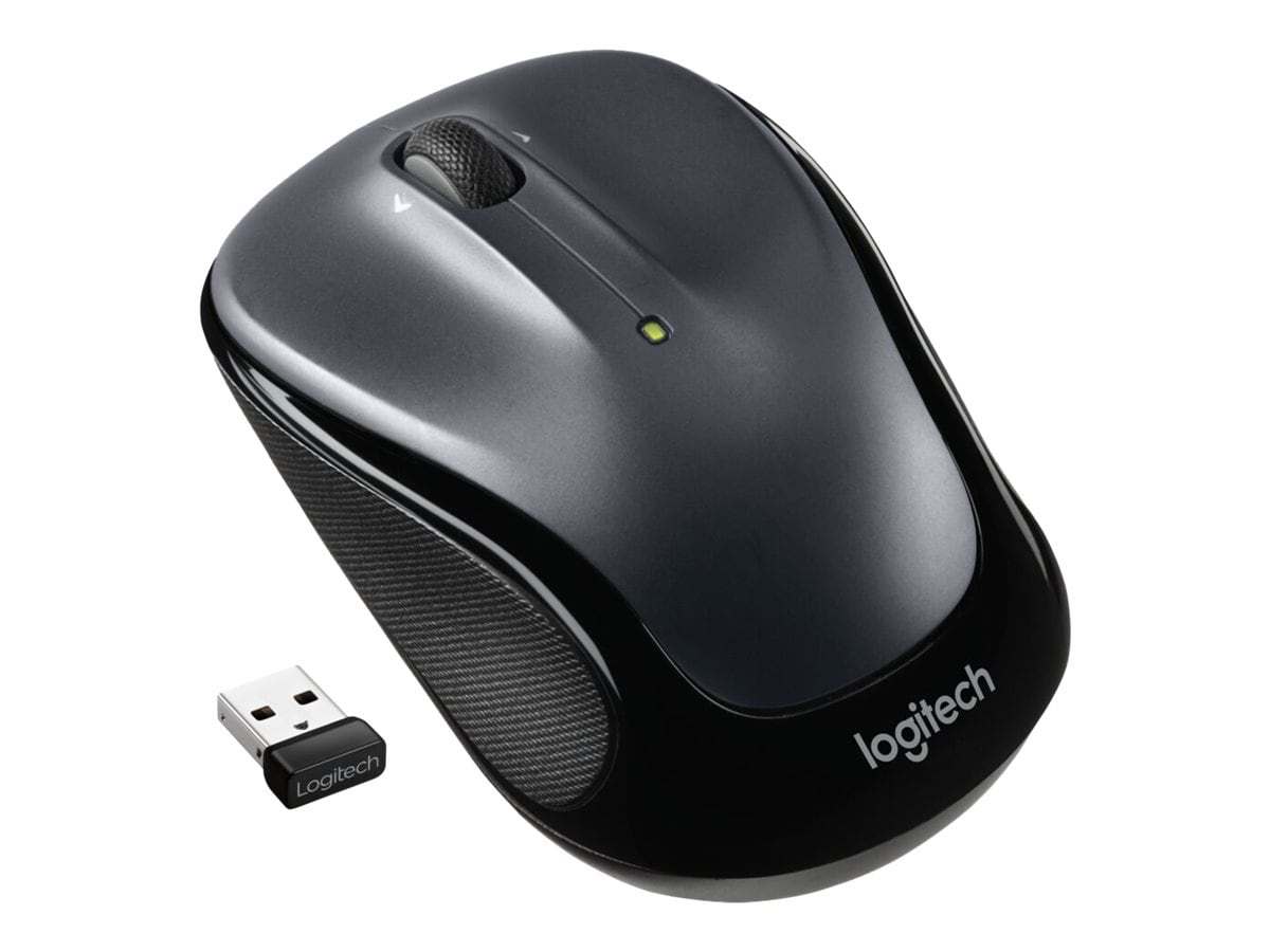 Logitech M325s Wireless Mouse, 2,4 GHz with USB Receiver, Dark Silver - mou