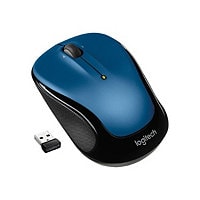 Logitech M325s Wireless Mouse, 2.4 GHz with USB Receiver, Blue - mouse - 2.4 GHz - blue