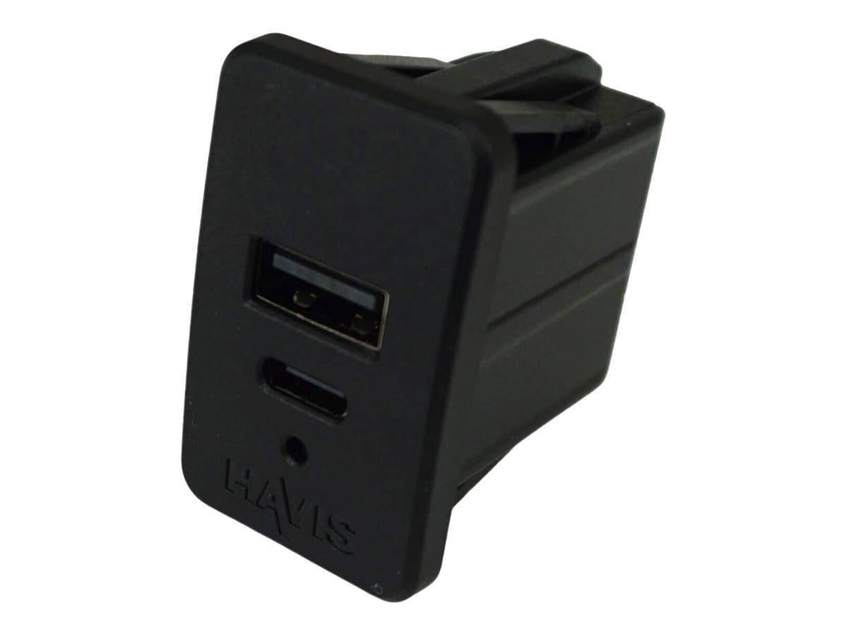 Havis USB-C to USB-A Dual Port Charger