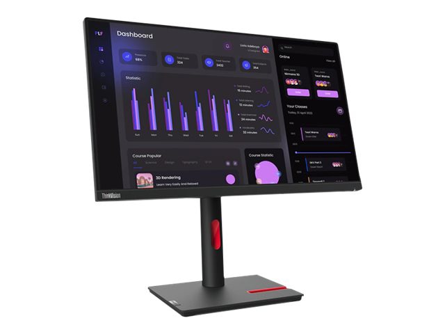 Thumbnail 3 of 14 for Lenovo ThinkVision T24i-30 - LED monitor - Full HD (1080p) - 24"