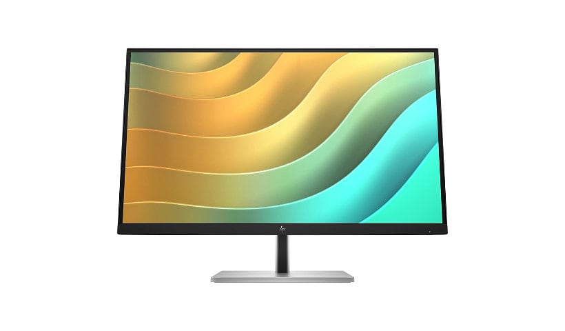 HP E27u G5 27" Class WQHD LCD Monitor - 16:9 - Black, Silver