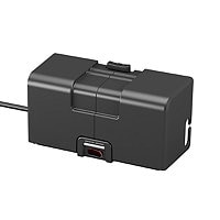 Wiremold Powered Cable Management Box - Black