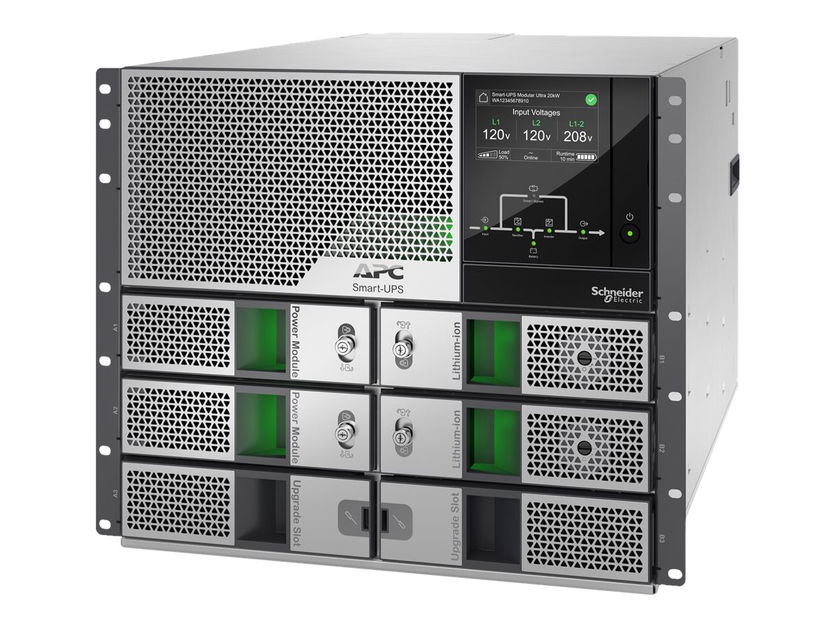 APC Smart-UPS Modular Ultra On-Line, 10kW scalable to 15kW, Lithium-ion, Ra