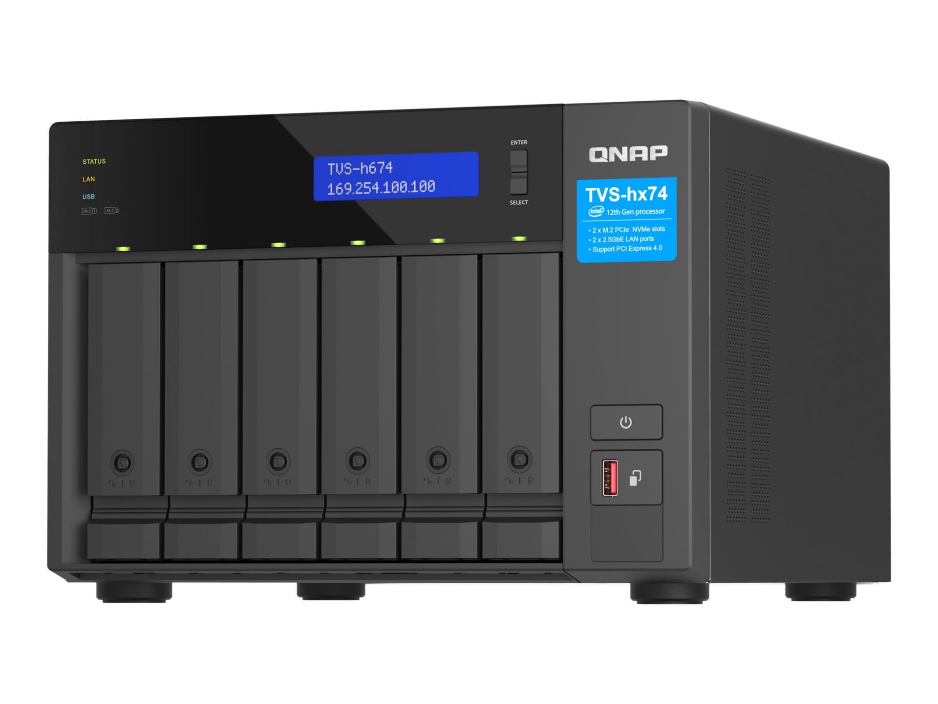 QNAP TVS-H674 - NAS server