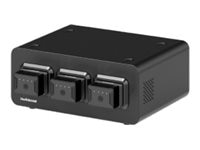 Luxor KwikBoost EdgePower 3-Bay Base Charging Station