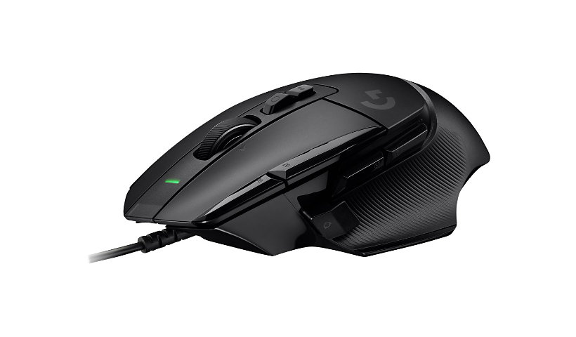 Logitech G502 X Wired Gaming Mouse LIGHTFORCE hybrid optical-mechanical primary switches, HERO 25K gaming sensor - USB