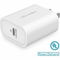 Cellairis Wall Adapter - Single USB-C 3.0A 20W White