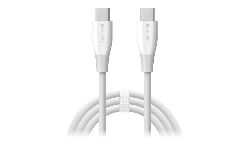 Cellairis Charge Cable - 6FT USB-C to USB-C TPE White