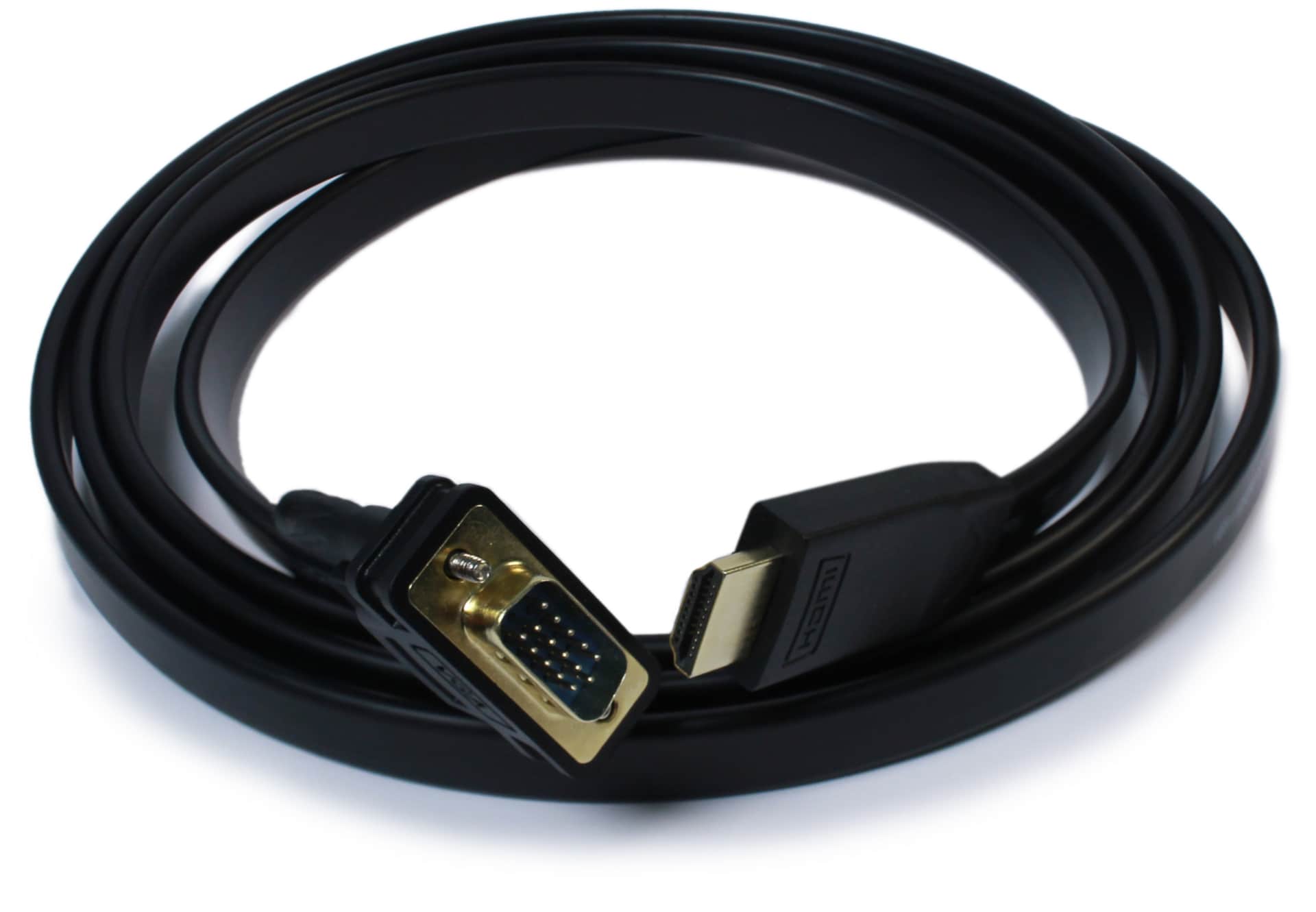 Plugable HDMI To VGA Adapter,6 Foot (1.8 Meter) Converter Cable Supporting Up To 1920 x 1080 (60Hz),Driverless