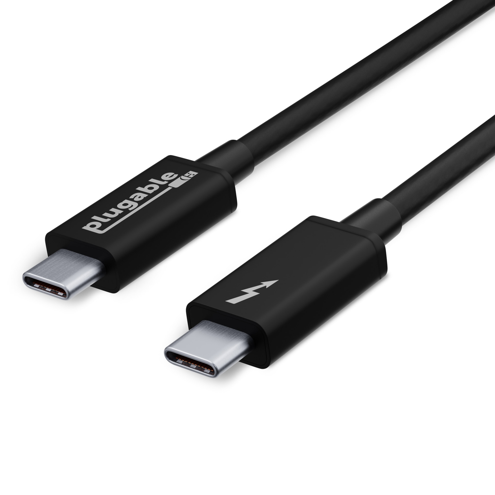 Plugable Thunderbolt 3 Cable 20Gbps Supports 100W (20V,5A) Charging,6.6ft/2m,USB C Compatible,Driverless