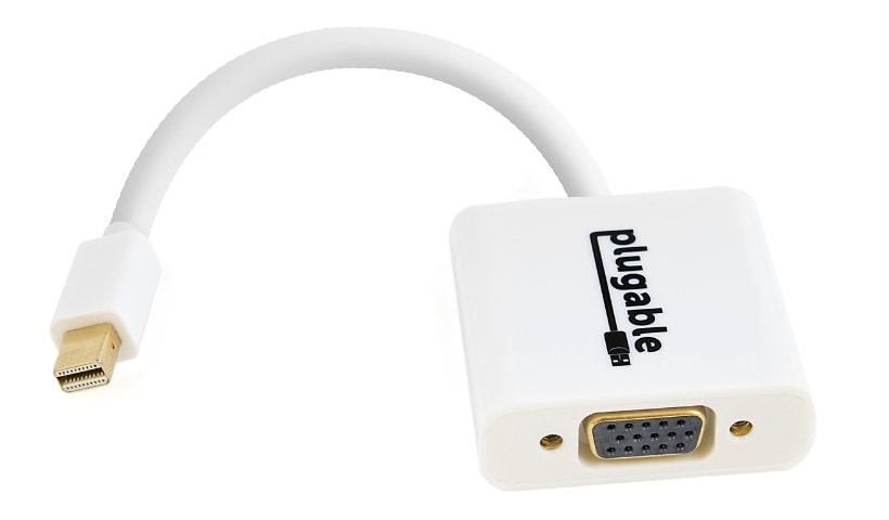 Plugable Monitor Adapter -Mini DisplayPort to VGA (1080p @ 60Hz),Driverless