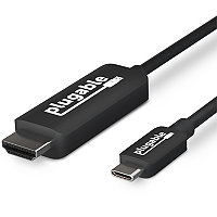 Plugable 4K Monitor Adapter Cable - USB-C to HDMI,6ft