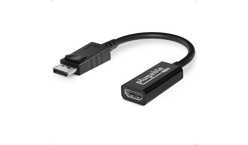 Plugable Active DisplayPort to HDMI Adapter-Connect any DisplayPort  PC or Tablet to HDMI Enabled Monitor,TV,Projector