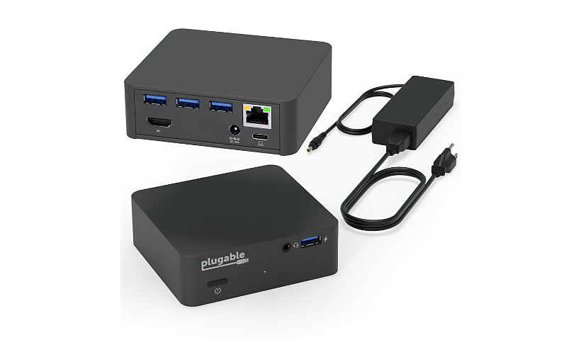 Plugable USB C Dock, 85W Charging, Compatible with Thunderbolt 3 & USB-C