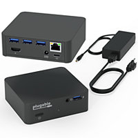 Plugable UD-CAM - docking station - USB-C 3.1 / Thunderbolt 3 - HDMI - GigE