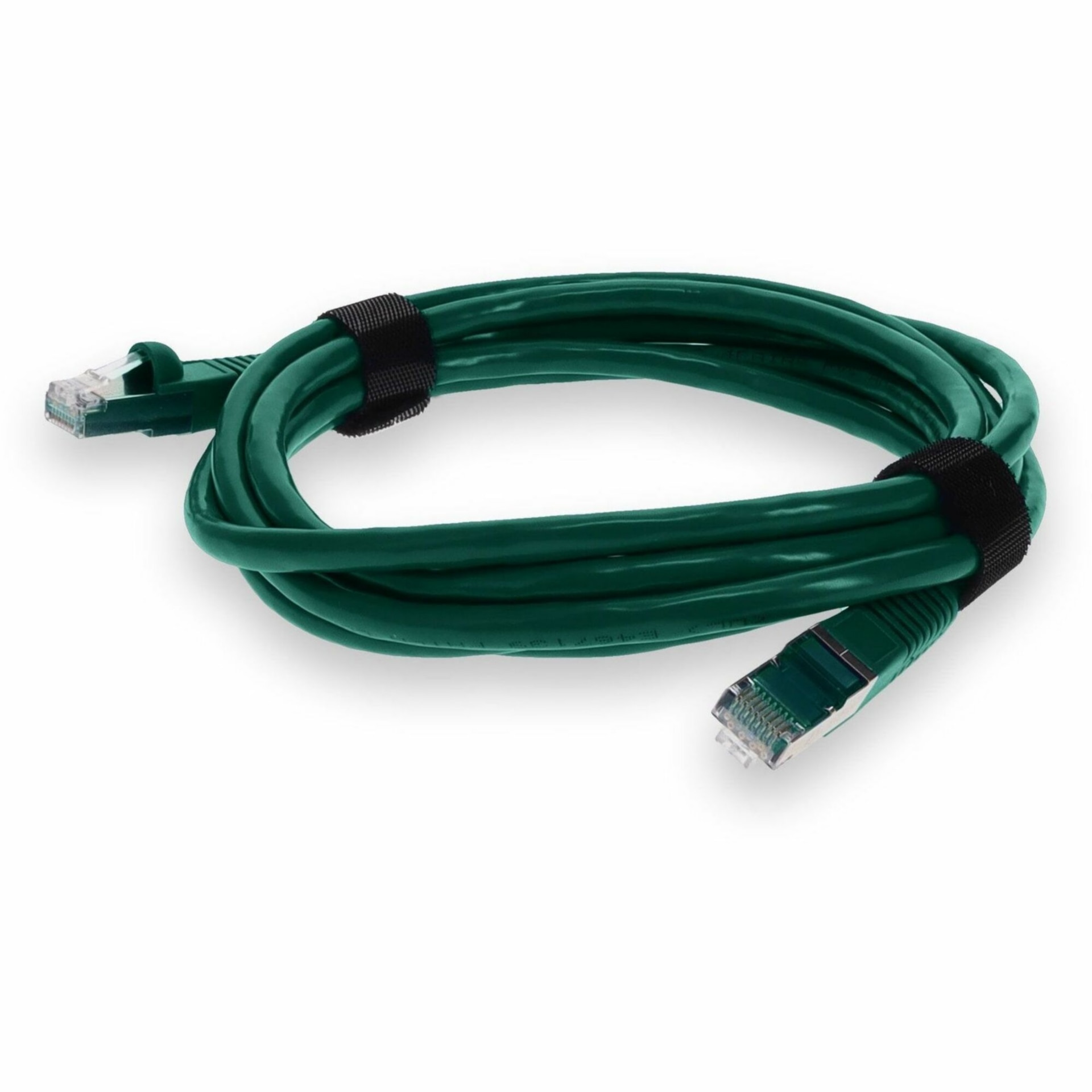 Proline 10ft Green CAT 7 Shielded (S/FTP) PVC Ethernet Cable Snagless Bubble Boot RJ-45 M/M