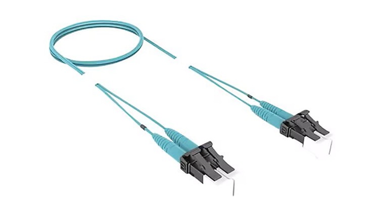 CommScope SYSTIMAX InstaPATCH 6' LC to LC OFNP Fiber Patch Cord - Aqua