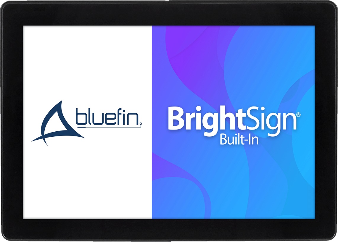 Bluefin BrightSign 10.1" Built-In Countertop Touch Screen - Black