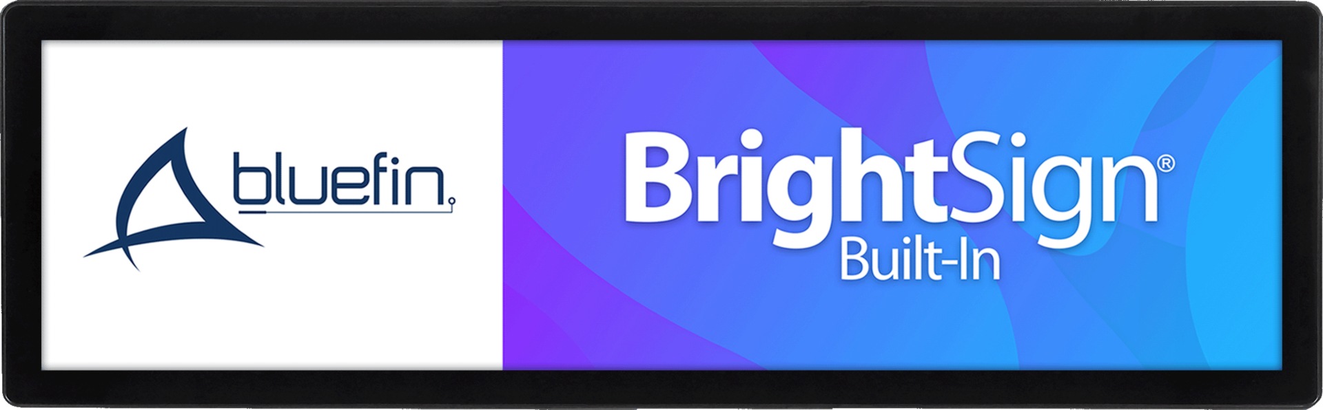 Bluefin BrightSign 37" Ultrawide Built-In Finished Screen with Non Touch PoE