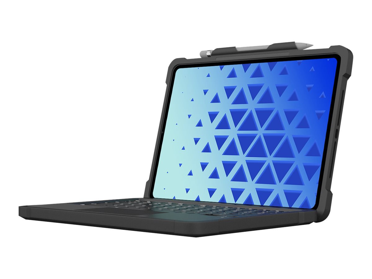 MAXCases Extreme Keycase T - keyboard and folio case - non-detachable - with trackpad - black Input Device